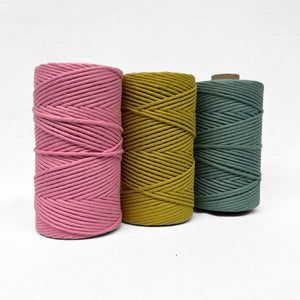 colour combination photo showing chartreuse musk pink and teal green on white background