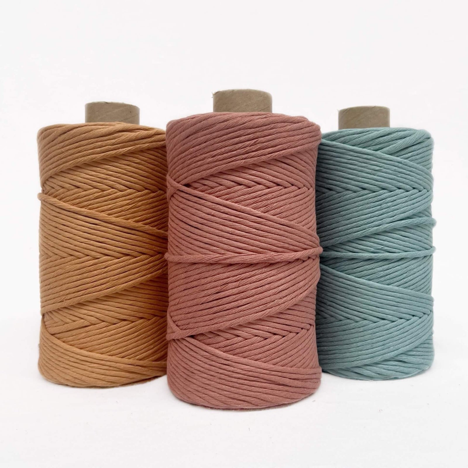 Recycled Luxe Macrame String // Teal