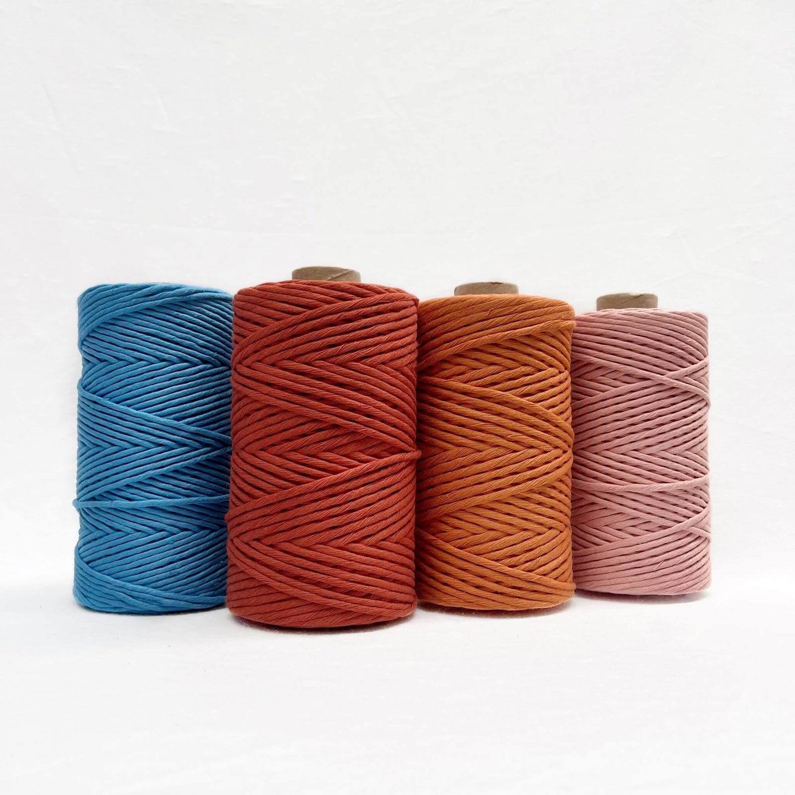 Mary Maker Studio Recycled Luxe Macrame String // Bondi Blue macrame cotton macrame rope macrame workshop macrame patterns macrame