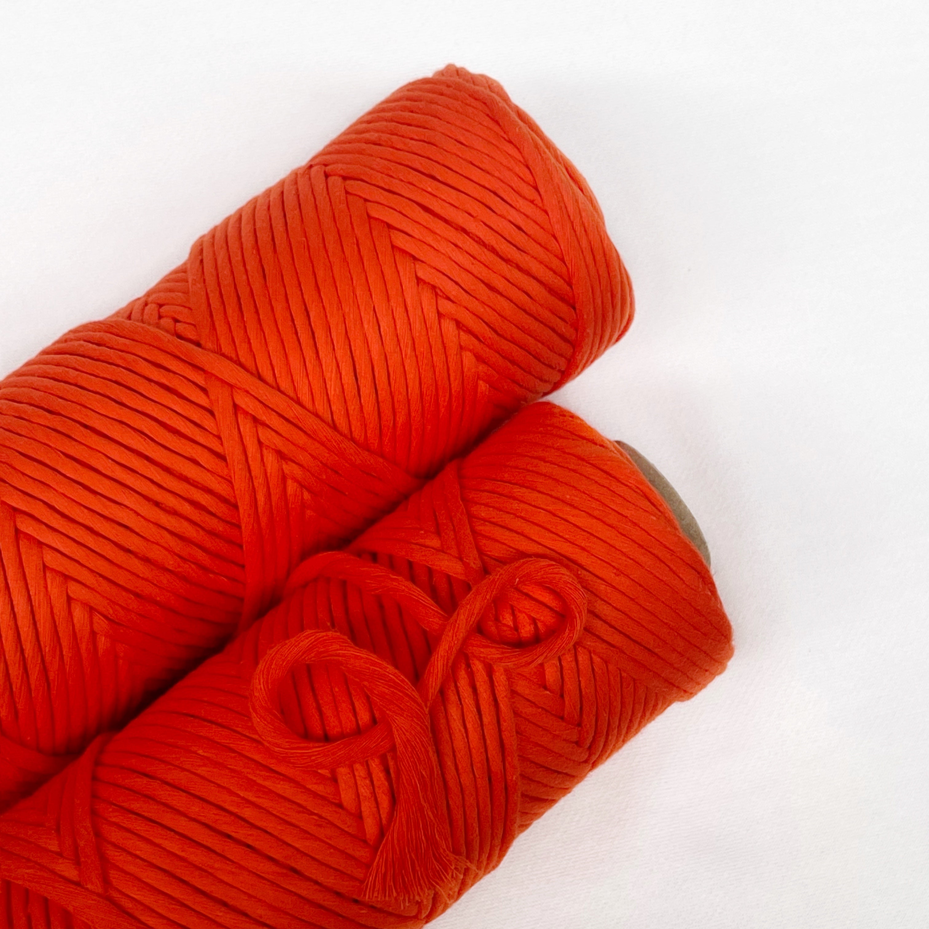 Cloud 9 Macrame String // Flame Orange
