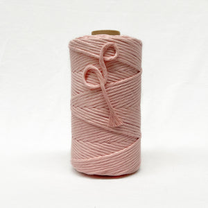 Recycled Luxe Macrame String // Powder Pink