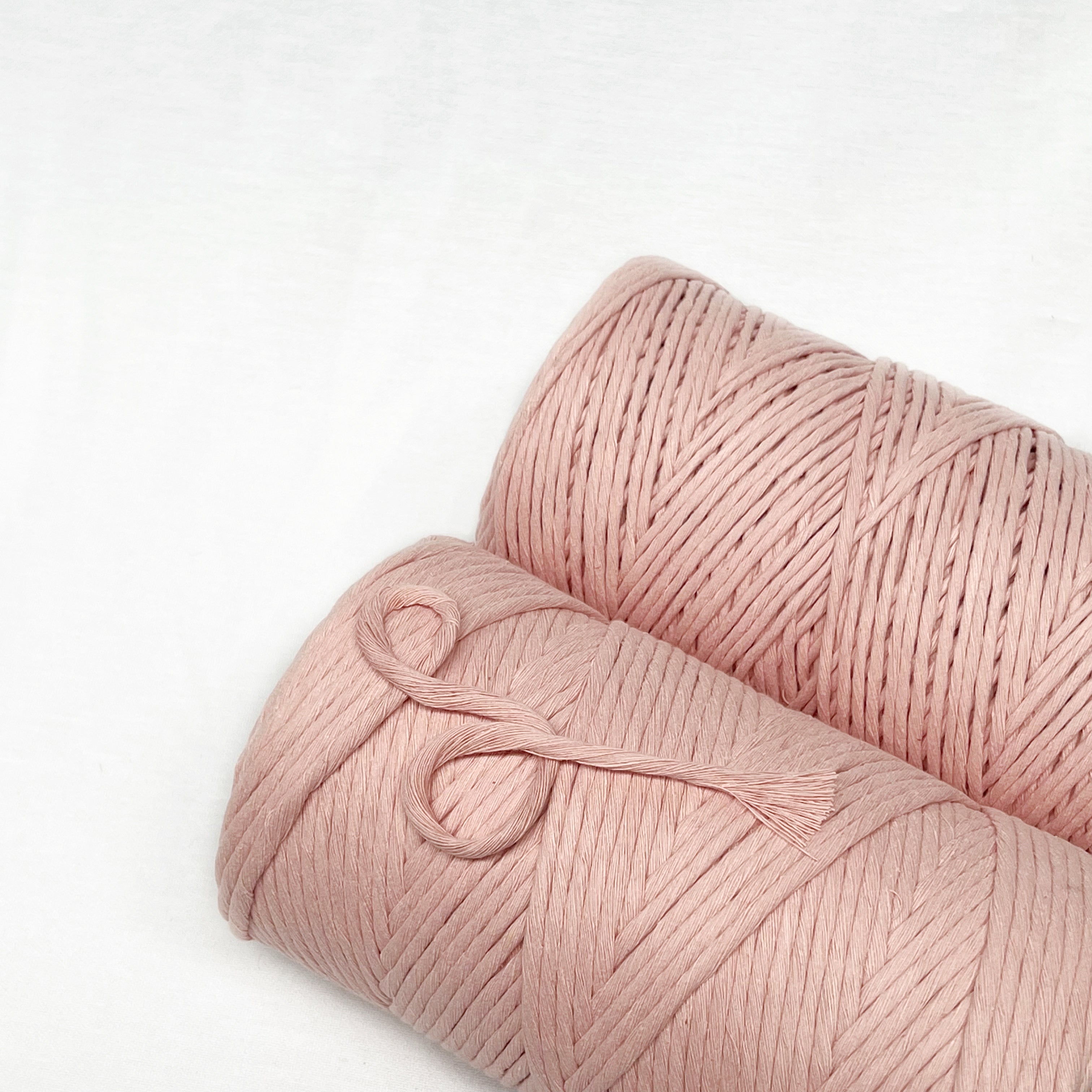 Recycled Luxe Macrame String // Powder Pink
