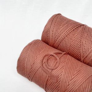 Recycled Luxe Macrame String // Rose Tea
