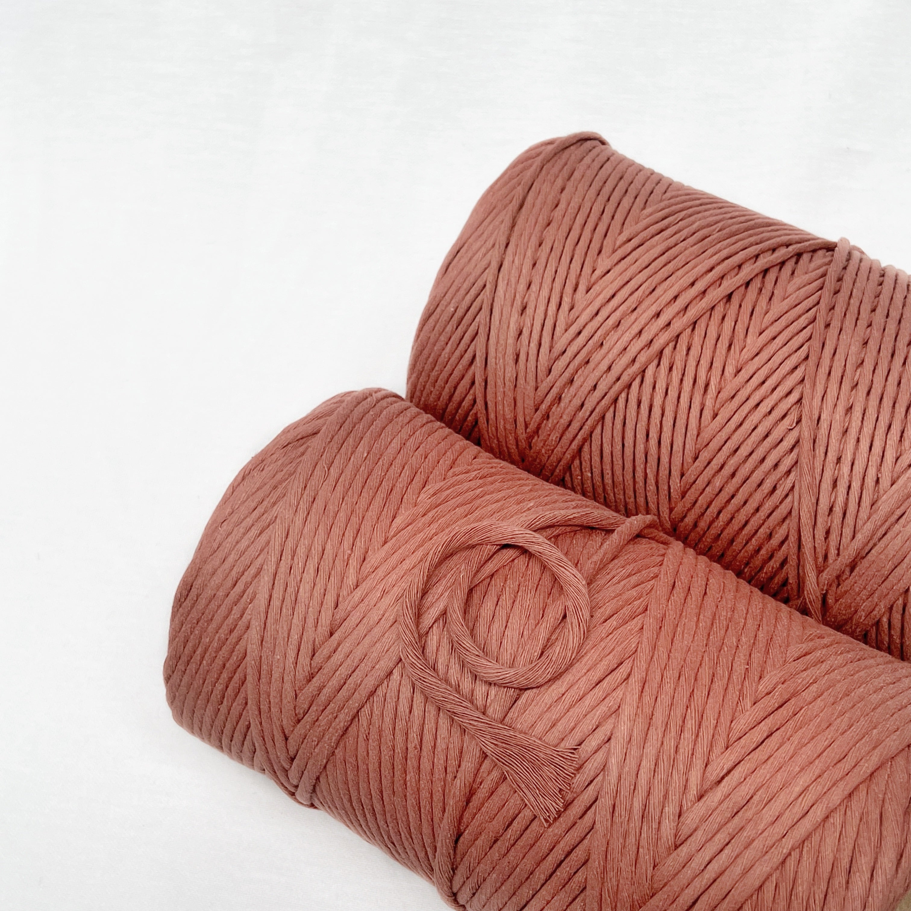 Recycled Luxe Macrame String // Rose Tea