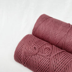Recycled Luxe Macrame String // Wilted Rose