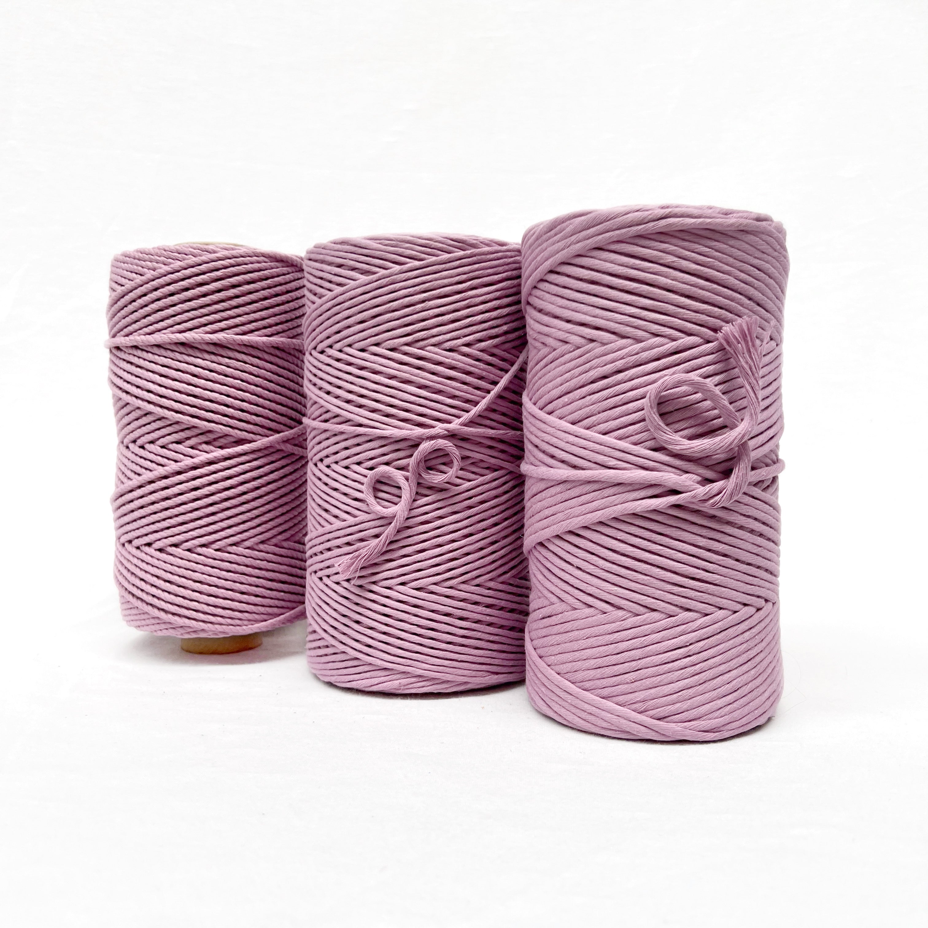 Recycled Luxe Macrame String // Mauve Mist