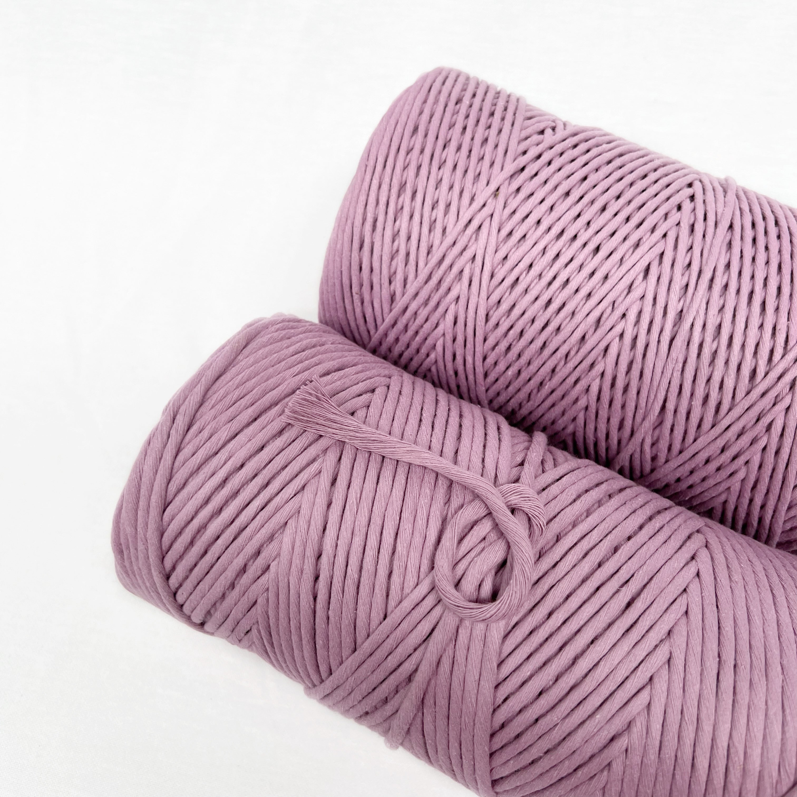 Recycled Luxe Macrame String // Mauve Mist