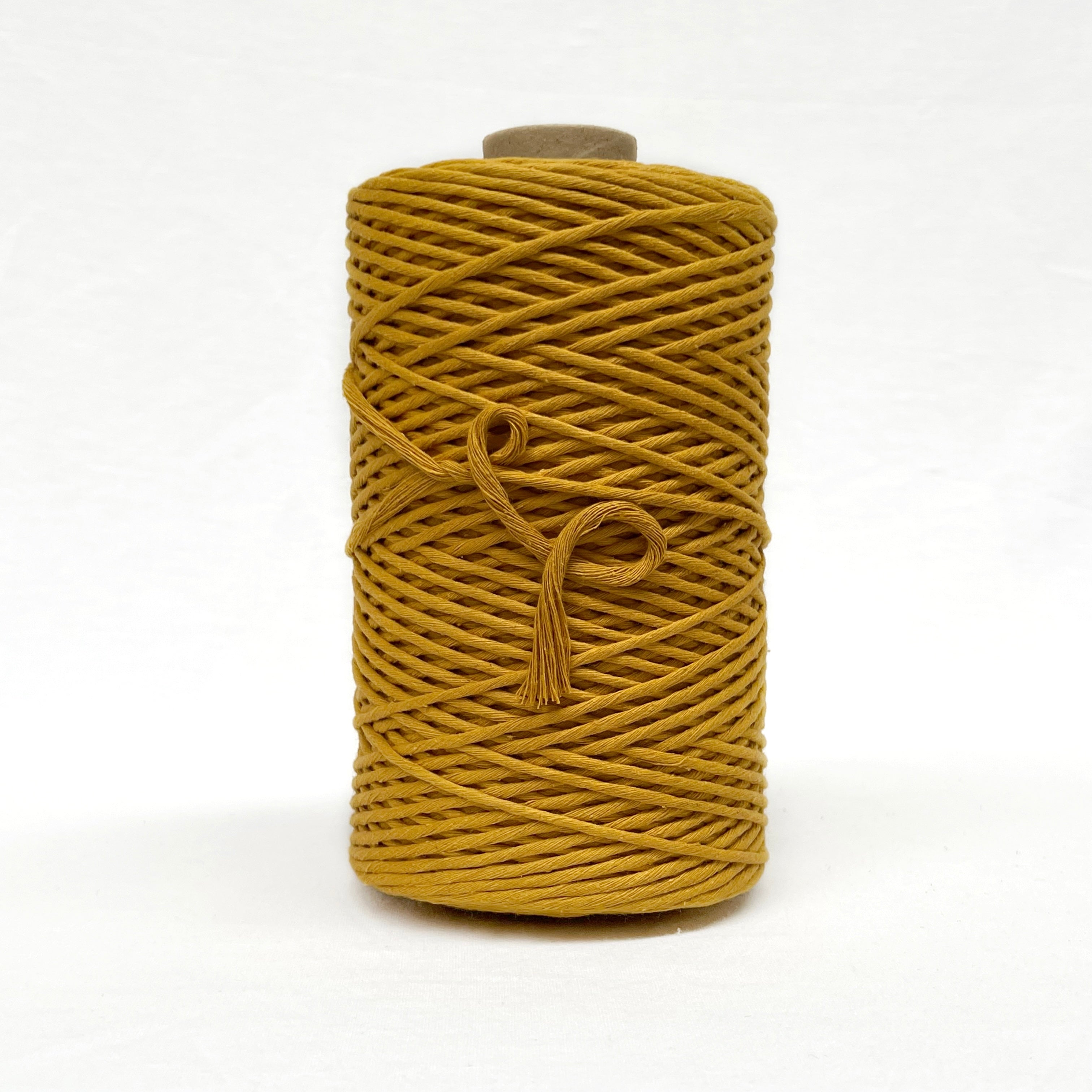 Recycled Luxe Macrame String // Honey Mustard