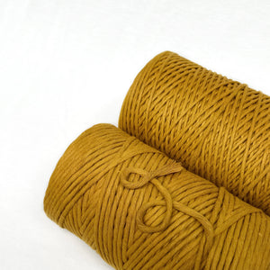 Recycled Luxe Macrame String // Honey Mustard