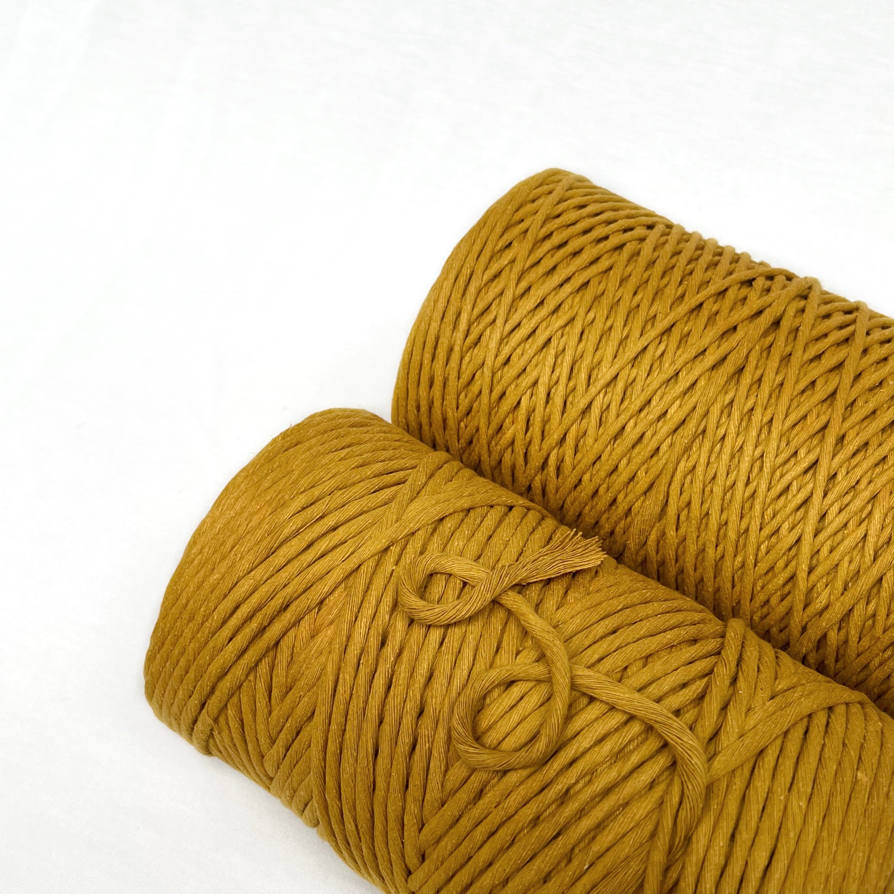 Recycled Luxe Macrame String // Honey Mustard