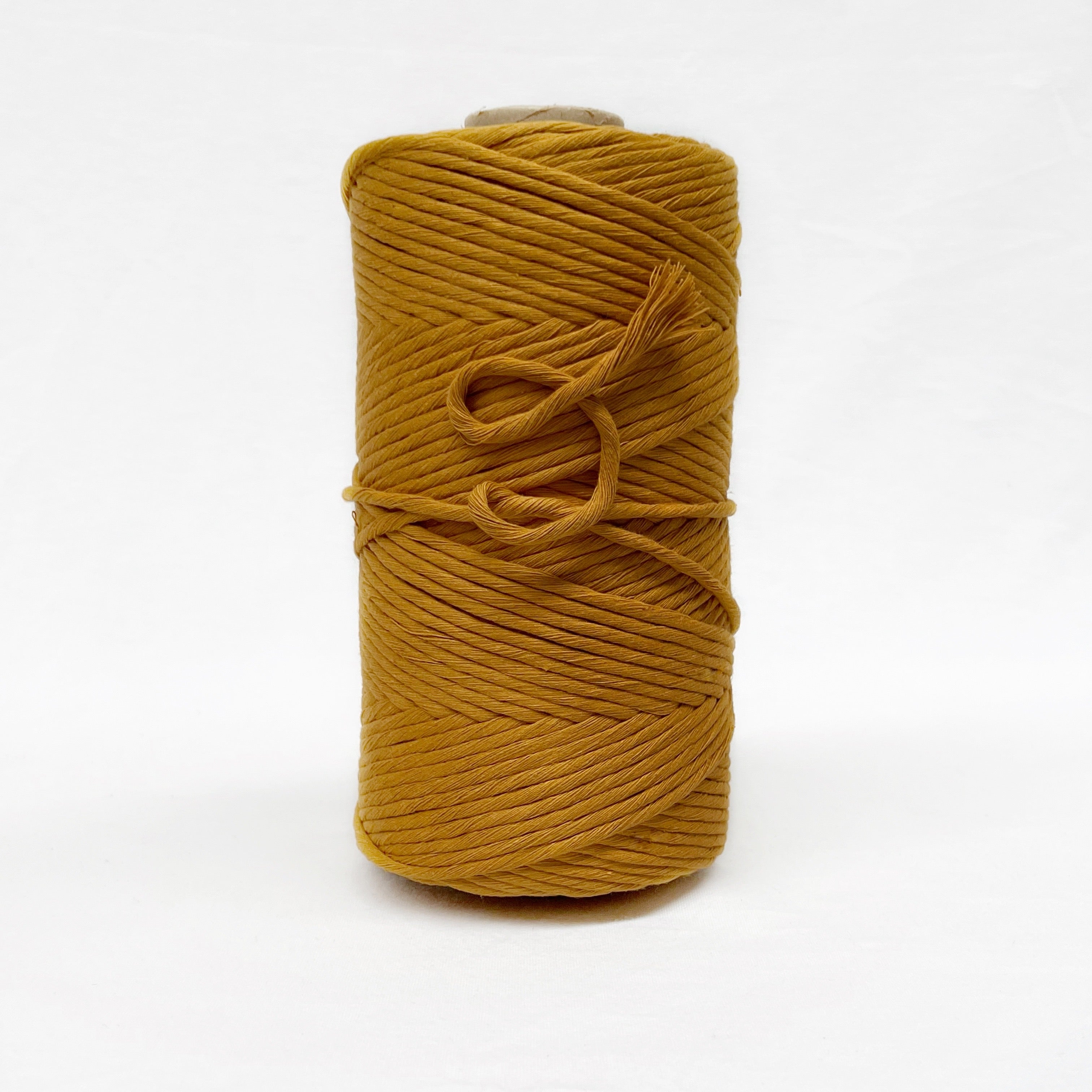 Recycled Luxe Macrame String // Mustard