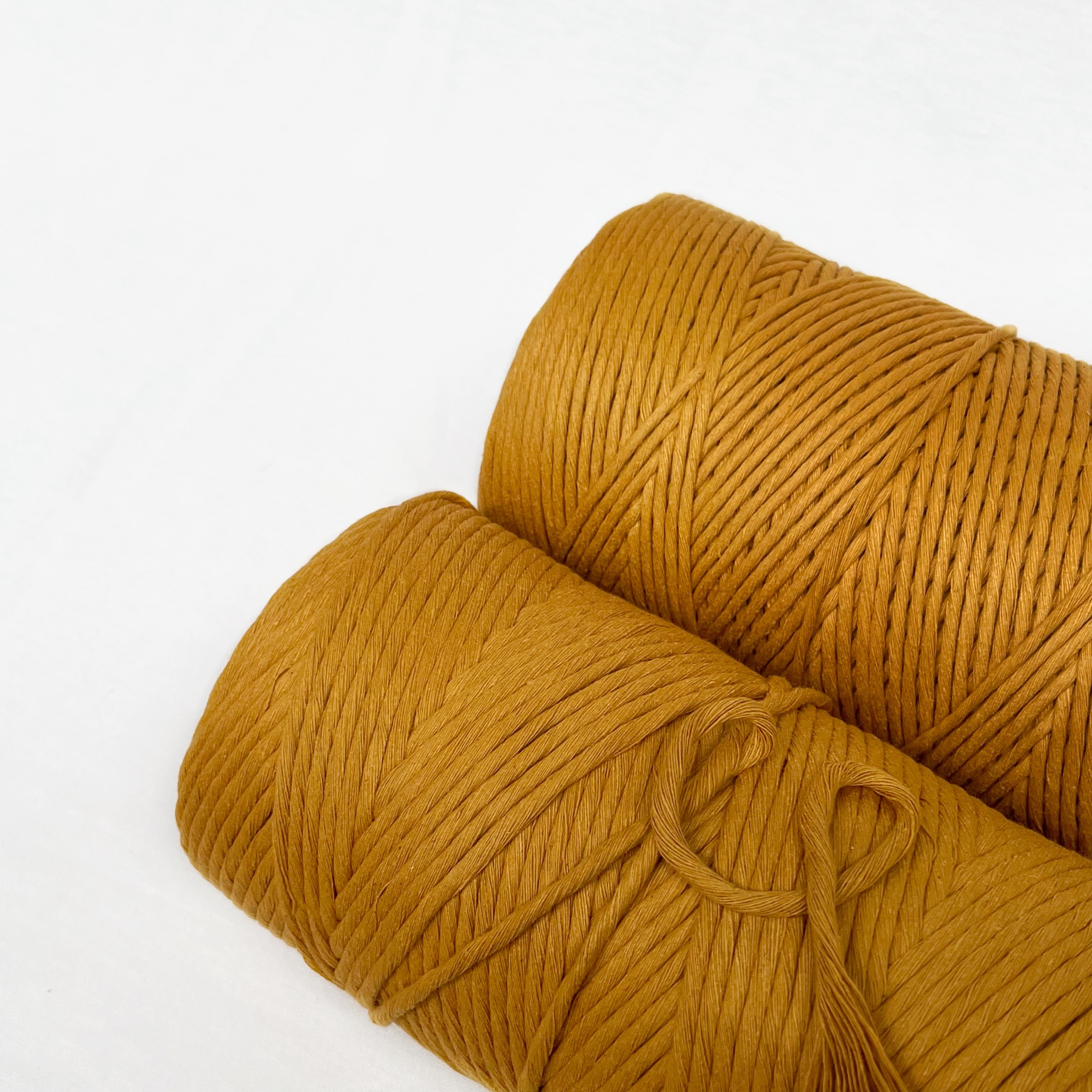 Recycled Luxe Macrame String // Mustard