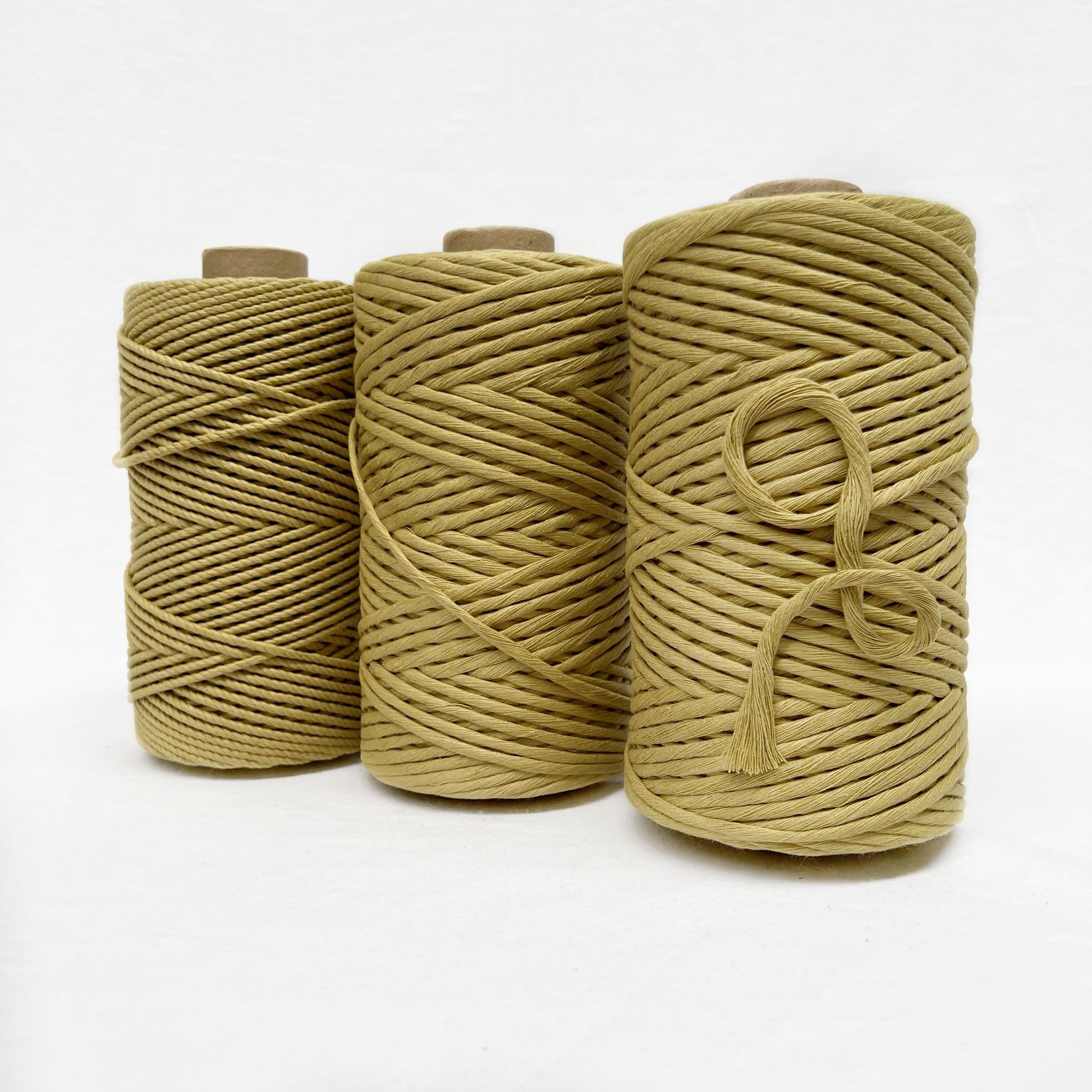 Recycled Luxe Macrame String // Antique Gold