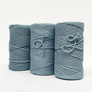 Recycled Luxe Macrame String // Powder Blue