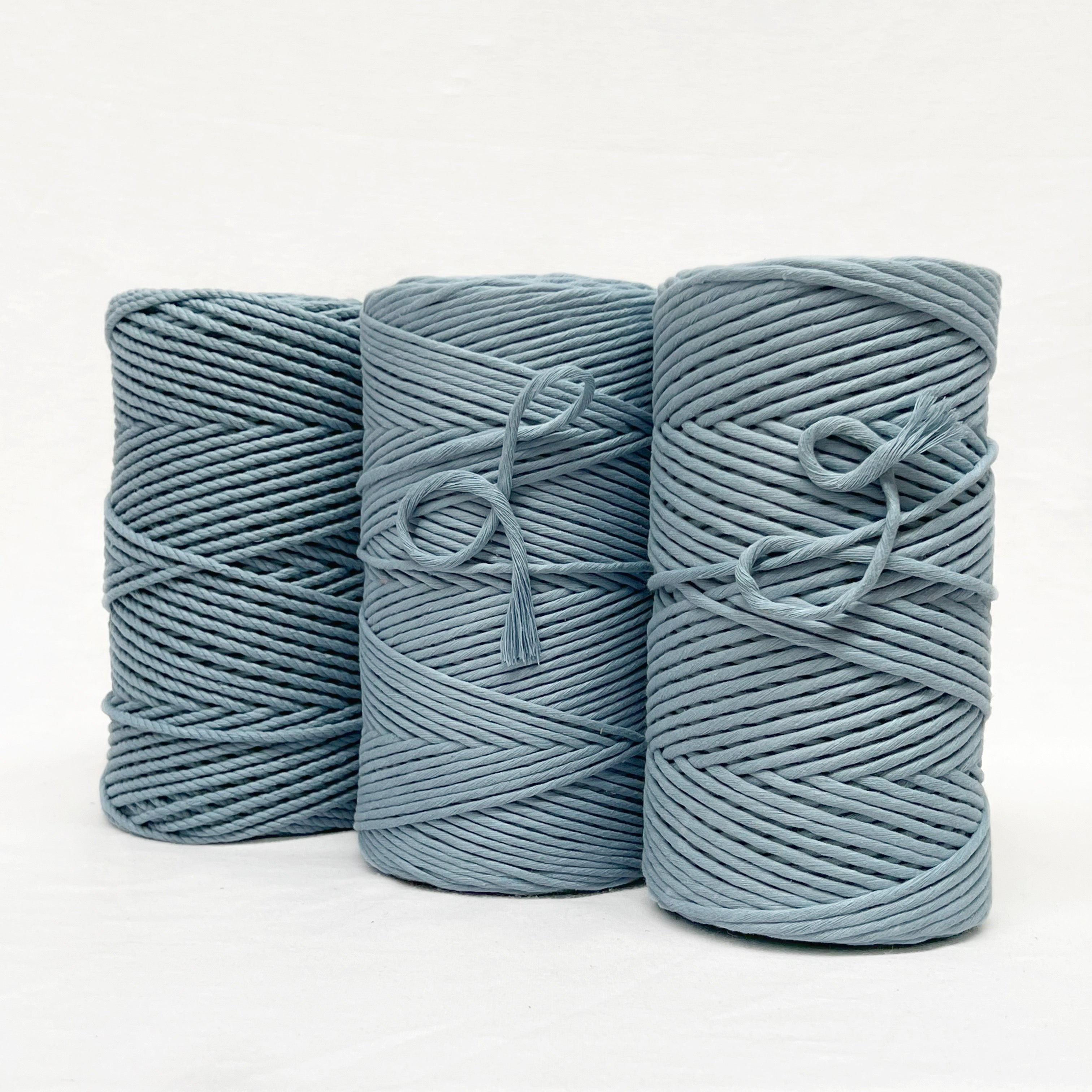 Recycled Luxe Macrame String // Powder Blue
