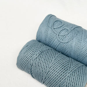 Recycled Luxe Macrame String // Powder Blue