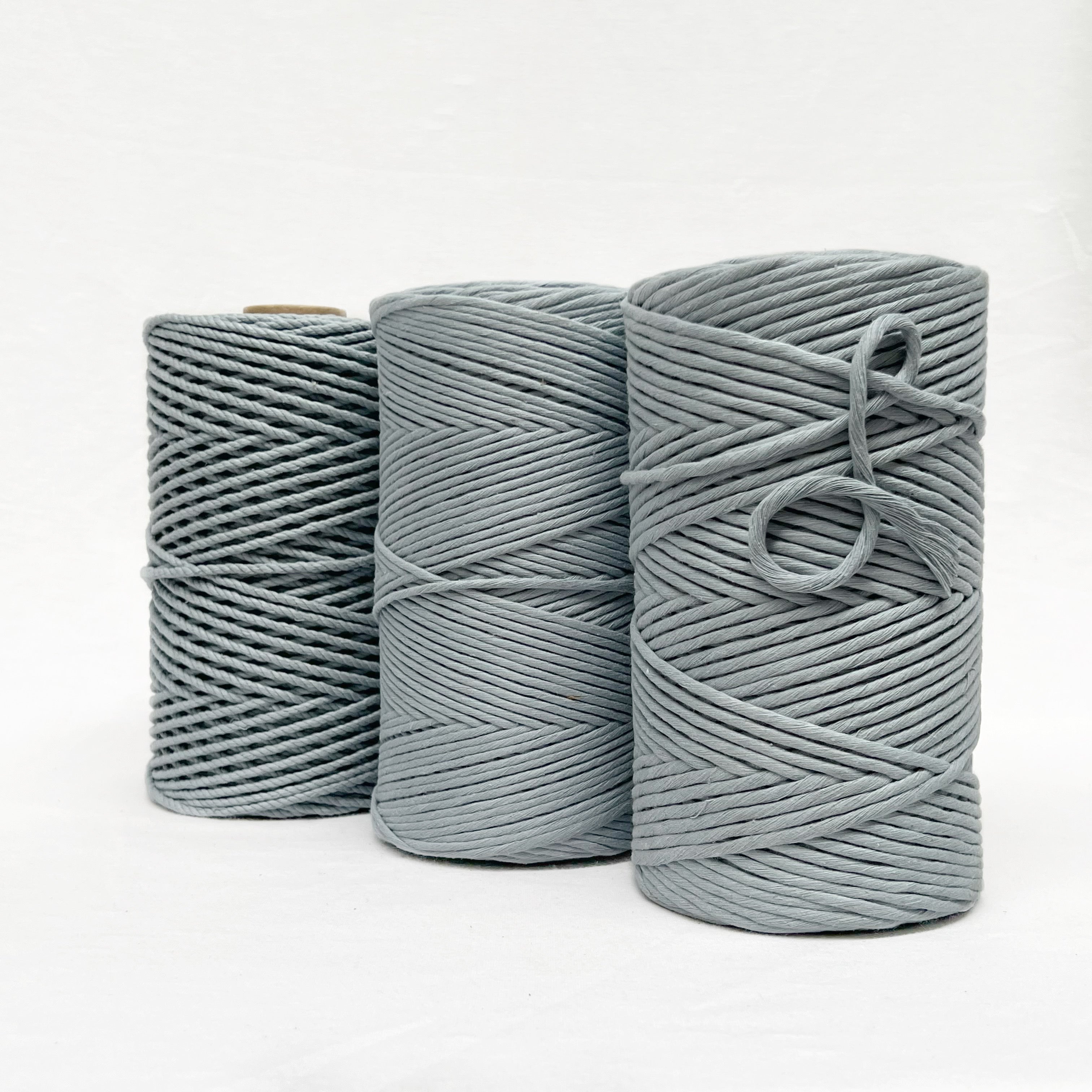 Recycled Luxe Macrame String // Nimbus Blue LIGHT