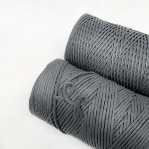 Recycled Luxe Macrame String // Lava Grey