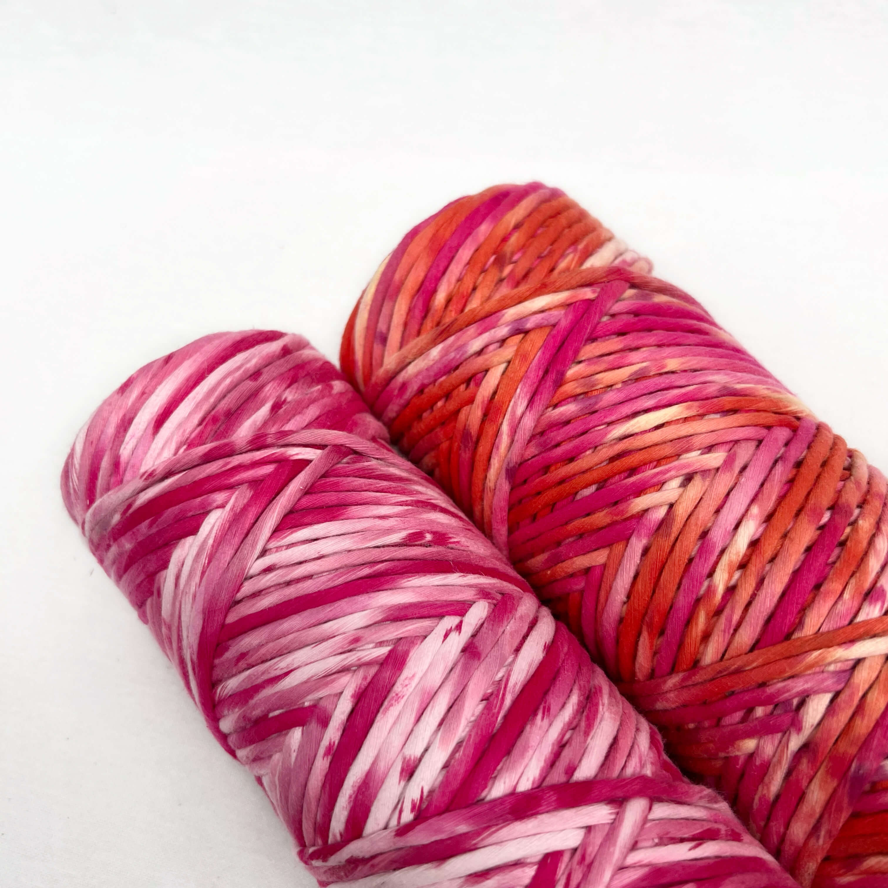 red pink macrame cord
