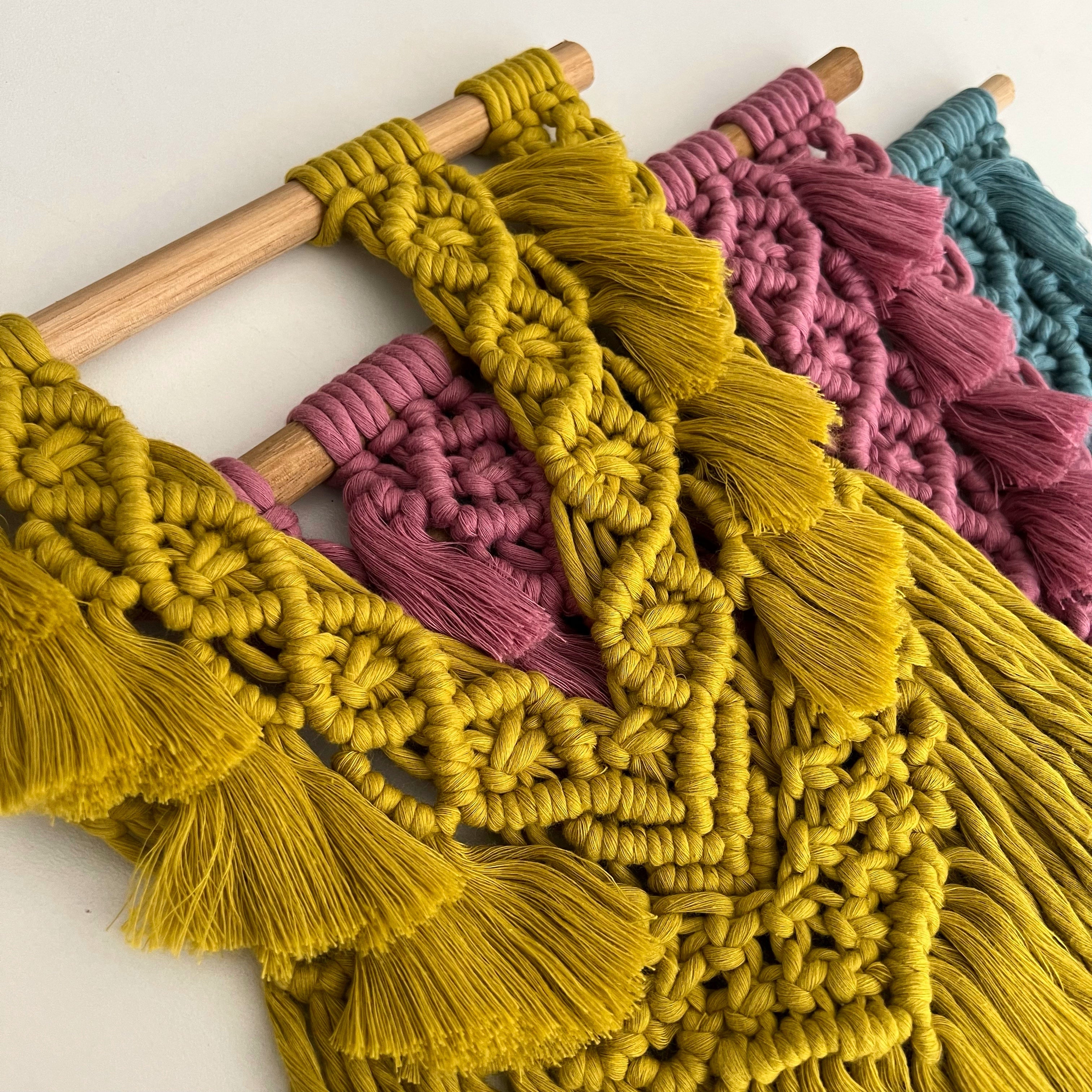 DIY Macrame Pattern & Supply Kit - Palm