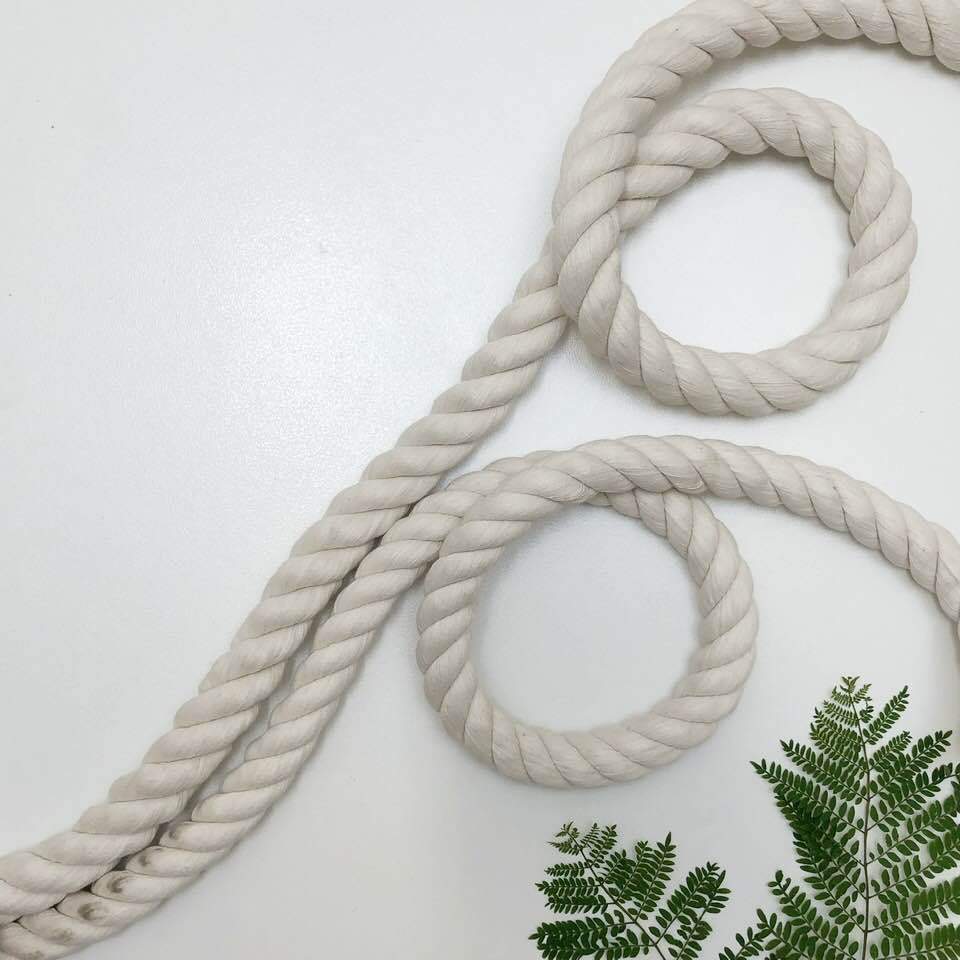 Mary Maker Studio 3Ply Twisted Rope 12, 16 & 20mm - Macrame Rope macrame cotton macrame rope macrame workshop macrame patterns macrame