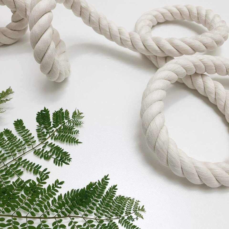 Mary Maker Studio 3Ply Twisted Rope 12, 16 & 20mm - Macrame Rope macrame cotton macrame rope macrame workshop macrame patterns macrame