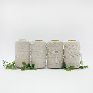 Mary Maker Studio 3Ply Twisted Rope 7mm -  Australian Macrame Rope macrame cotton macrame rope macrame workshop macrame patterns macrame