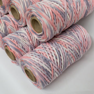 Mary Maker Studio Cloud 9 Cotton 500g Hand Painted Macrame String // Fire & Ice macrame cotton macrame rope macrame workshop macrame patterns macrame