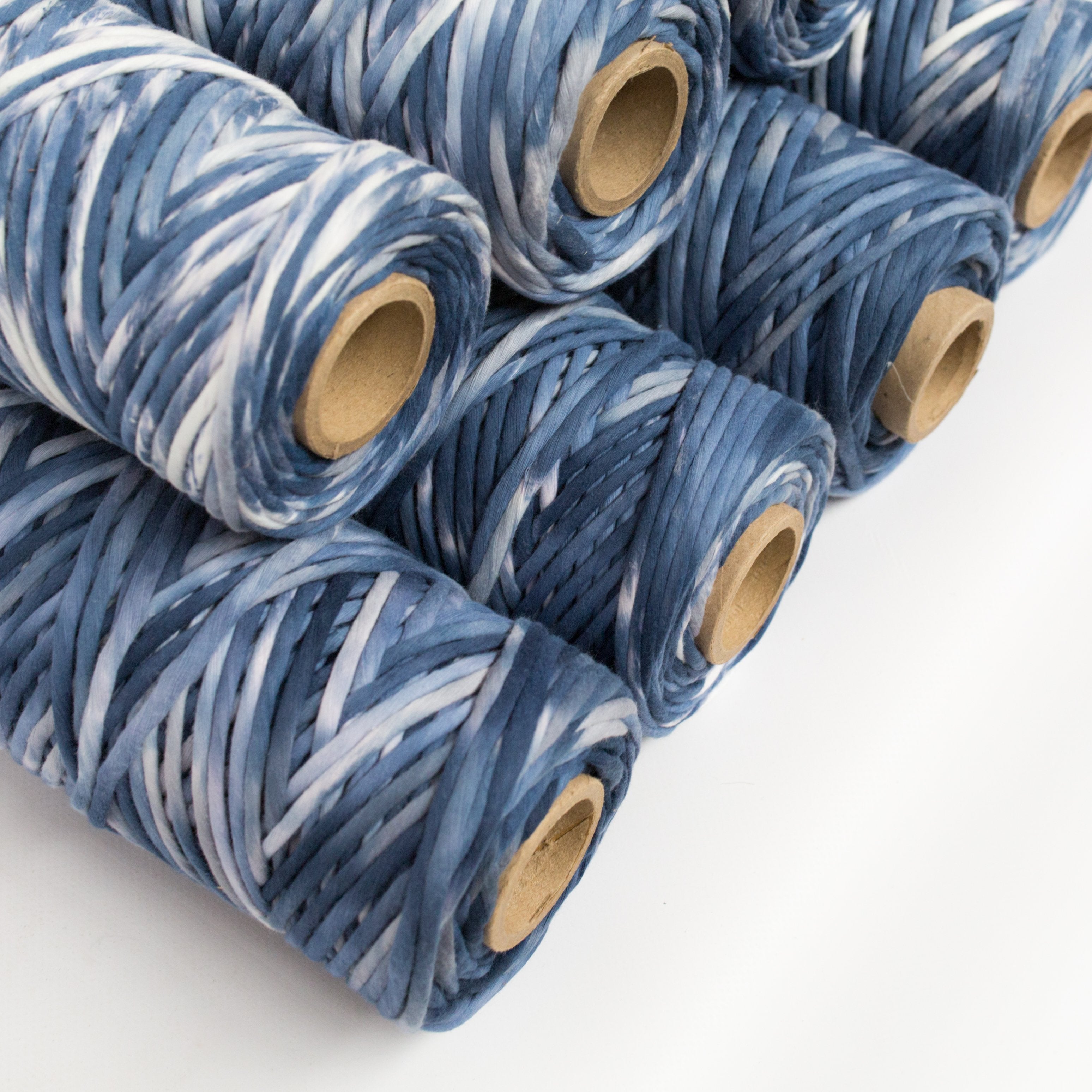 Mary Maker Studio Cloud 9 Cotton 500g Hand Painted Macrame String // Sapphire macrame cotton macrame rope macrame workshop macrame patterns macrame