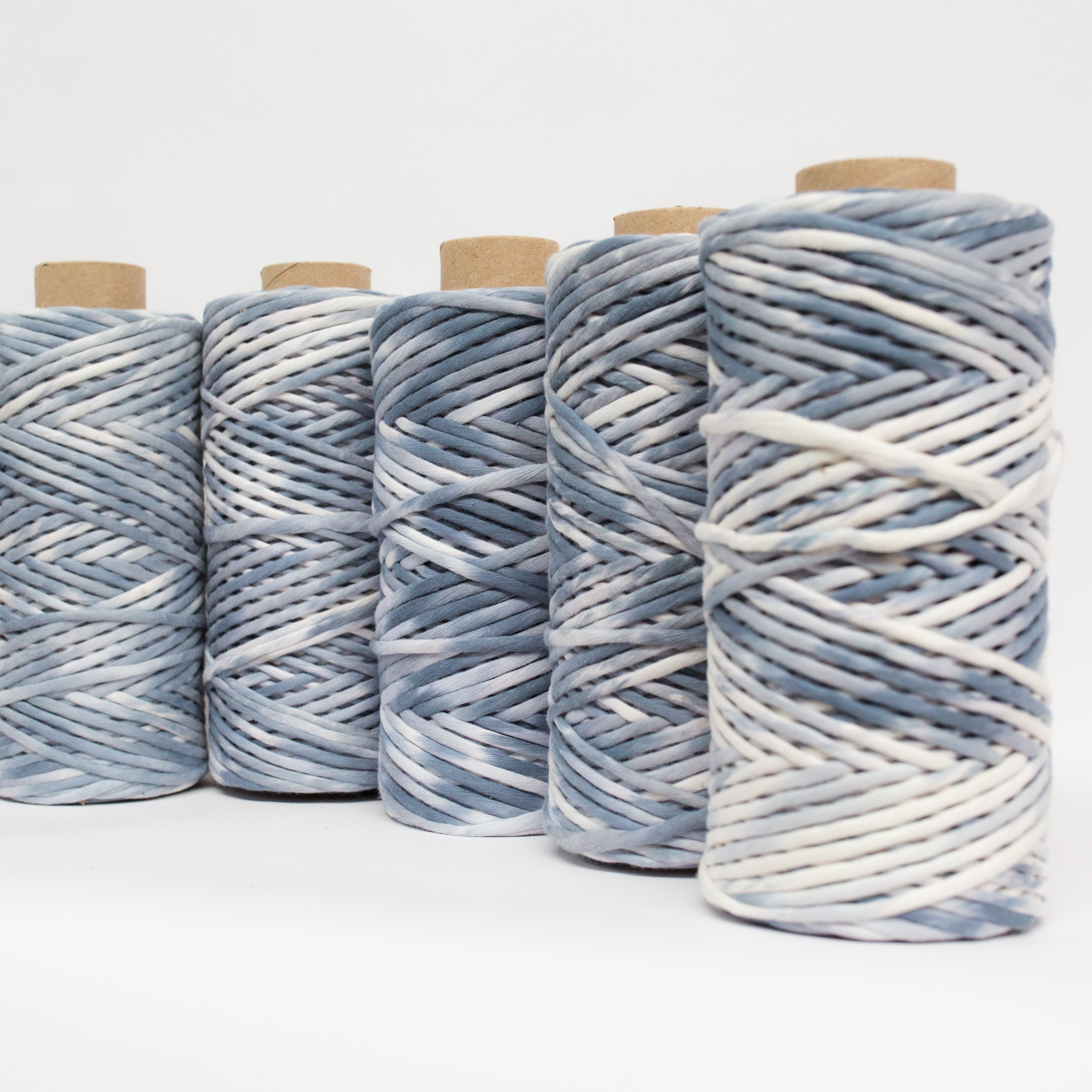 Mary Maker Studio Cloud 9 Cotton 500g Hand Painted Macrame String // Tidal macrame cotton macrame rope macrame workshop macrame patterns macrame