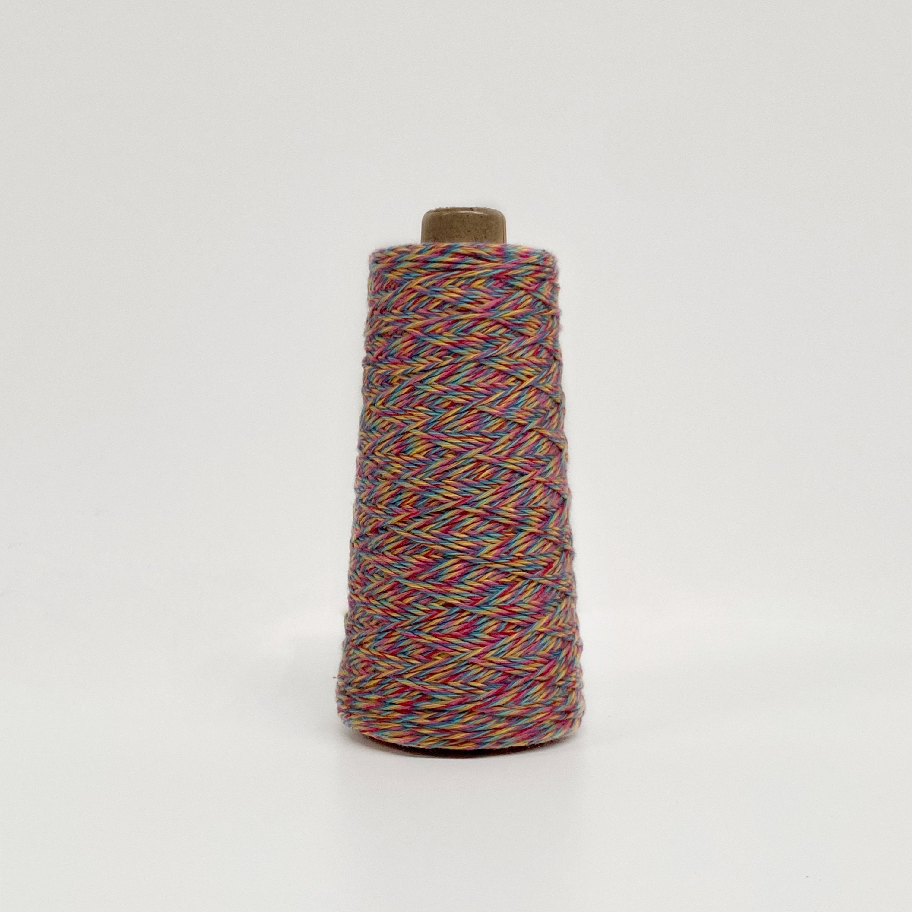 Mary Maker Studio Cotton String Rainbow Coloured Cotton Warp Cord macrame cotton macrame rope macrame workshop macrame patterns macrame
