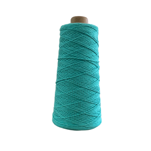 Mary Maker Studio Cotton String Turquoise Coloured Cotton Warp Cord macrame cotton macrame rope macrame workshop macrame patterns macrame
