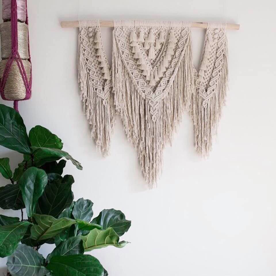 Mary Maker Studio Digital Pattern PDF Nectar - Advanced Macrame Wall Hanging Pattern Download macrame cotton macrame rope macrame workshop macrame patterns macrame