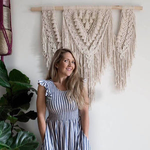 Mary Maker Studio Digital Pattern PDF Nectar - Advanced Macrame Wall Hanging Pattern Download macrame cotton macrame rope macrame workshop macrame patterns macrame