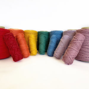 Mary Maker Studio Luxe Colour Cotton 3mm Minis - Luxe Cotton String (50 Colours) macrame cotton macrame rope macrame workshop macrame patterns macrame