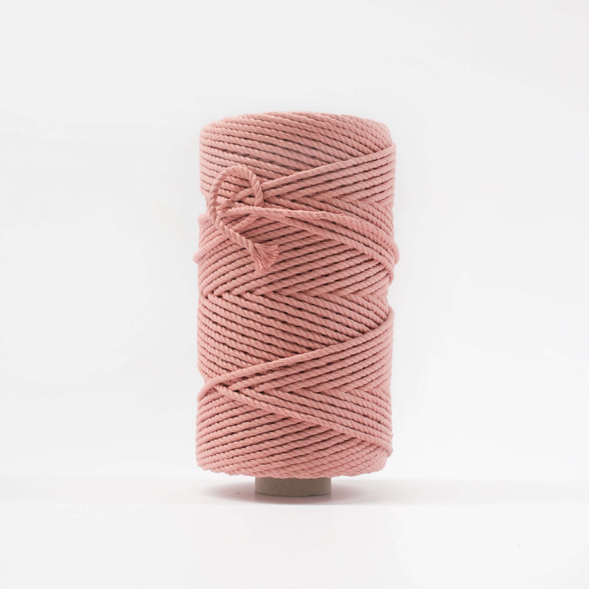Mary Maker Studio Luxe Colour Cotton 4mm 1KG Recycled Luxe Macrame Rope // Coral macrame cotton macrame rope macrame workshop macrame patterns macrame
