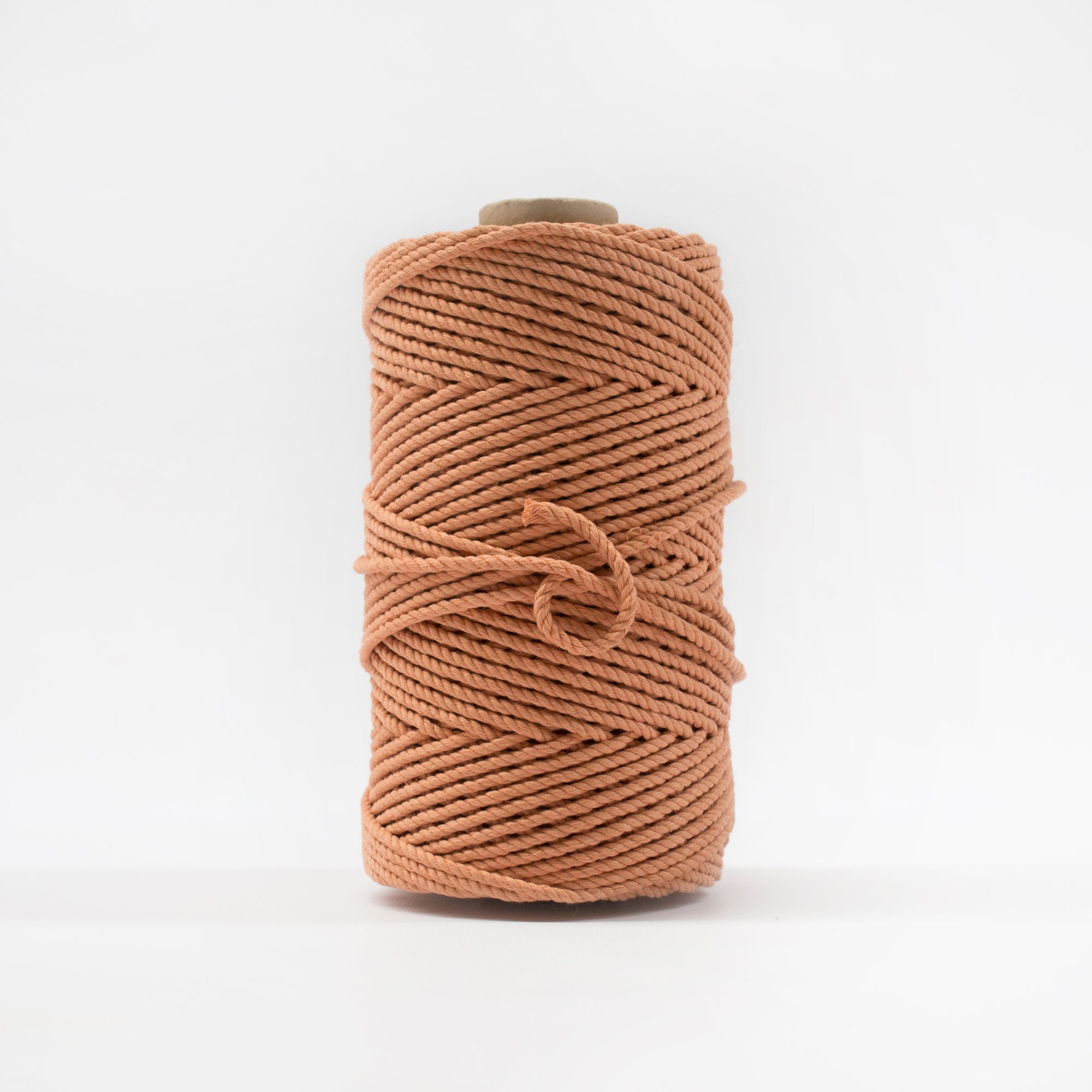 Mary Maker Studio Luxe Colour Cotton 4mm 1KG Recycled Luxe Macrame Rope // Peach macrame cotton macrame rope macrame workshop macrame patterns macrame