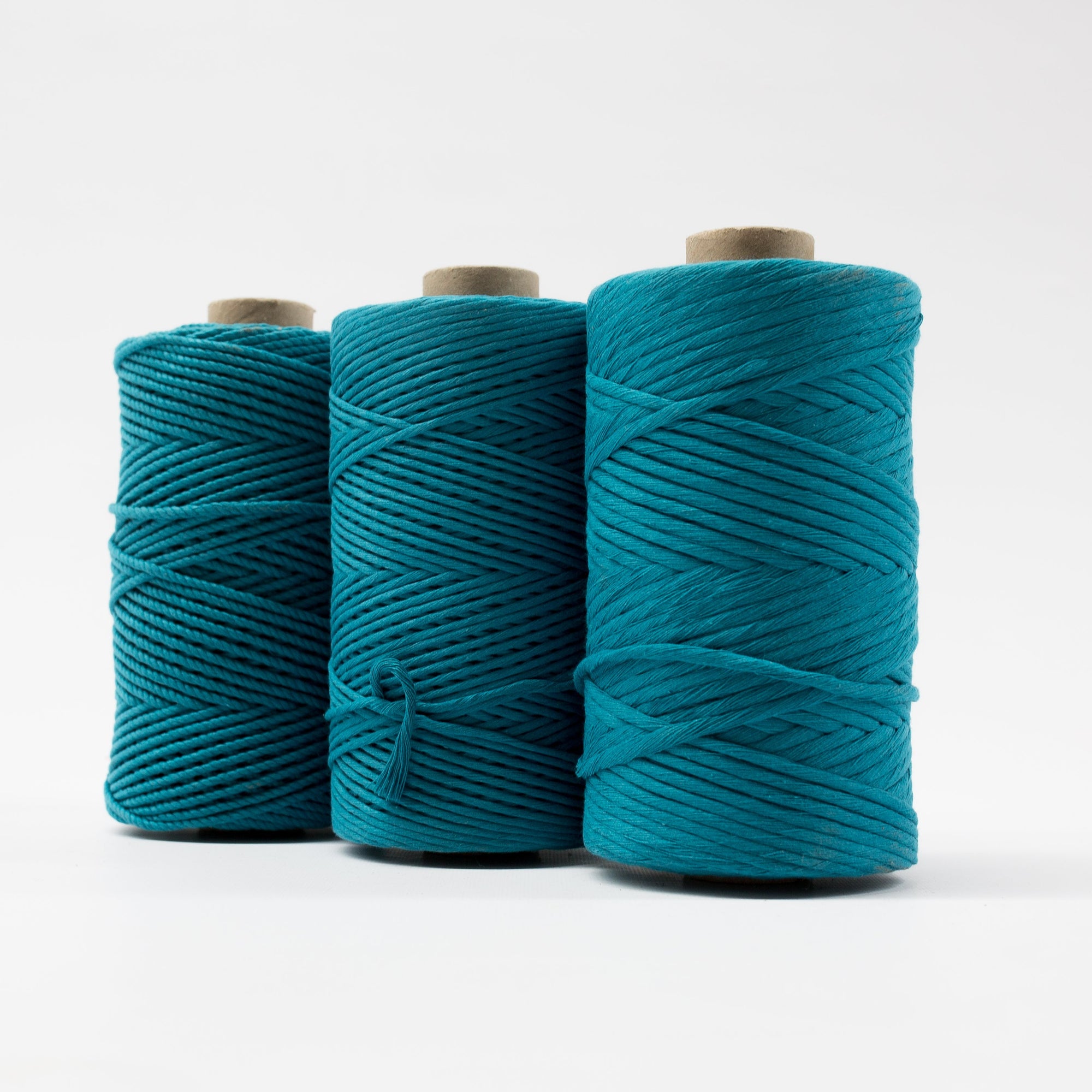 Mary Maker Studio Luxe Colour Cotton 4mm 1KG Recycled Luxe Macrame Rope // Rockpool Blue macrame cotton macrame rope macrame workshop macrame patterns macrame