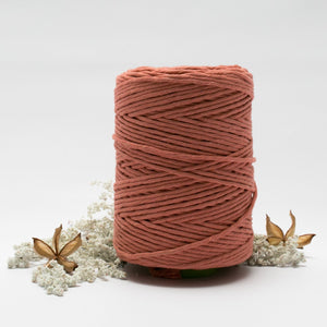 Mary Maker Studio Luxe Colour Cotton 5mm 1KG Guava // Macrame Cotton String macrame cotton macrame rope macrame workshop macrame patterns macrame