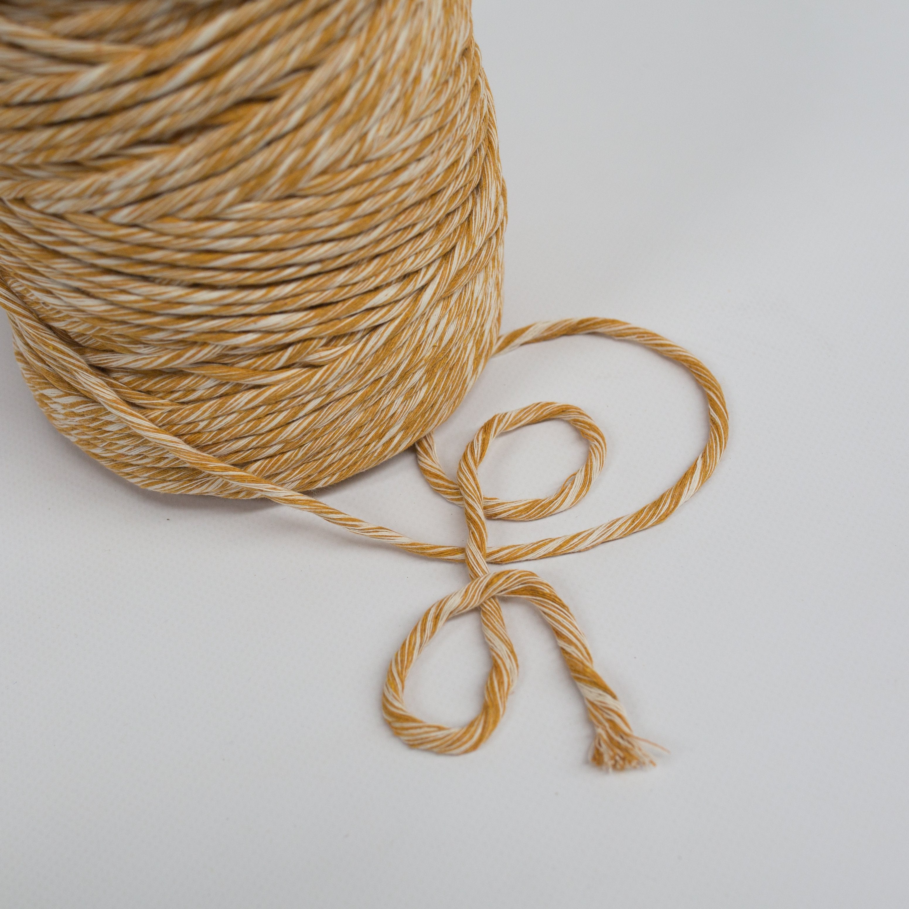 Mary Maker Studio Luxe Colour Cotton 5mm 1KG MIX Mustard // Macrame Cotton String macrame cotton macrame rope macrame workshop macrame patterns macrame