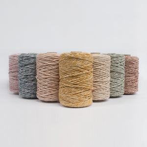 Mary Maker Studio Luxe Colour Cotton 5mm 1KG MIX Mustard // Macrame Cotton String macrame cotton macrame rope macrame workshop macrame patterns macrame