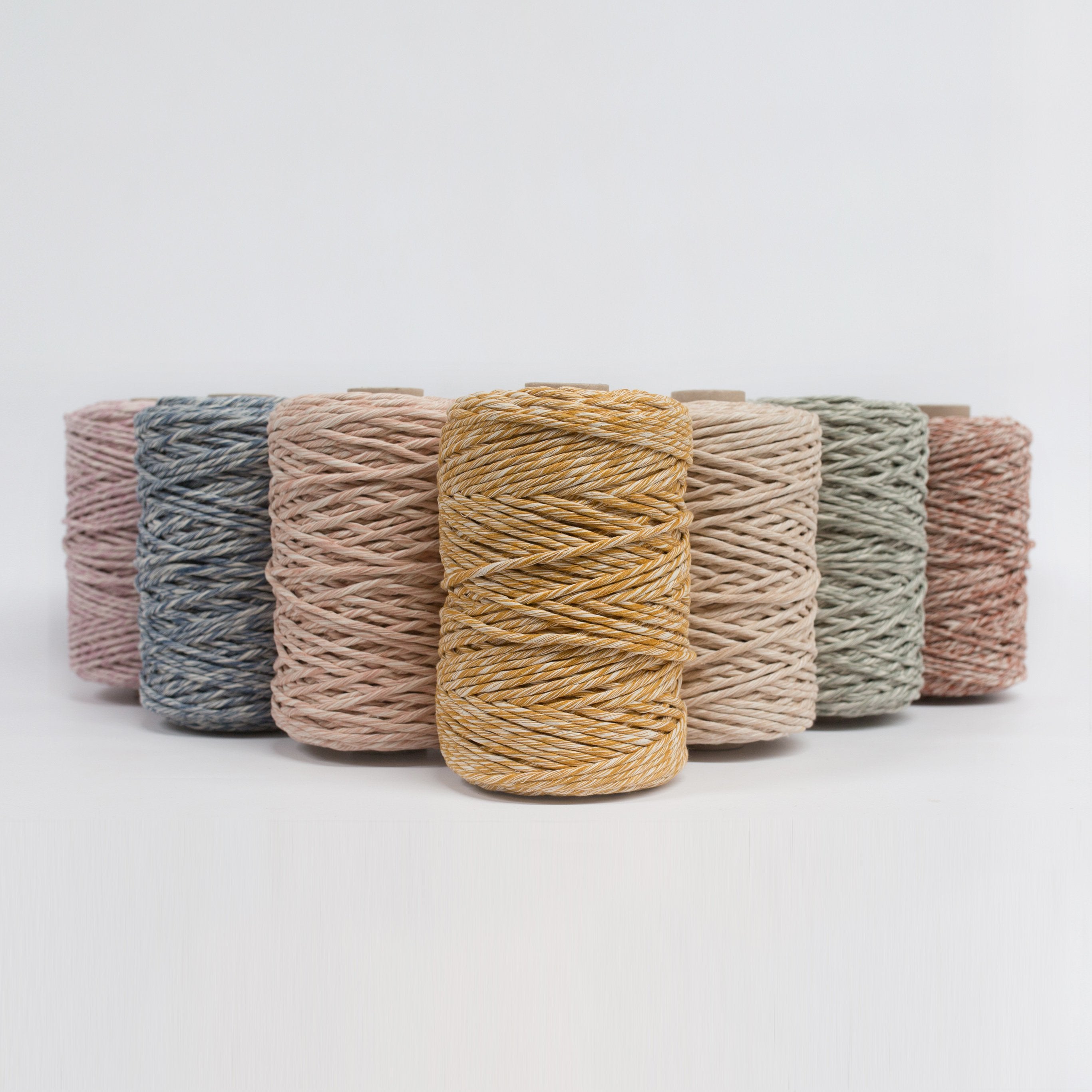Mary Maker Studio Luxe Colour Cotton 5mm 1KG MIX Mustard // Macrame Cotton String macrame cotton macrame rope macrame workshop macrame patterns macrame