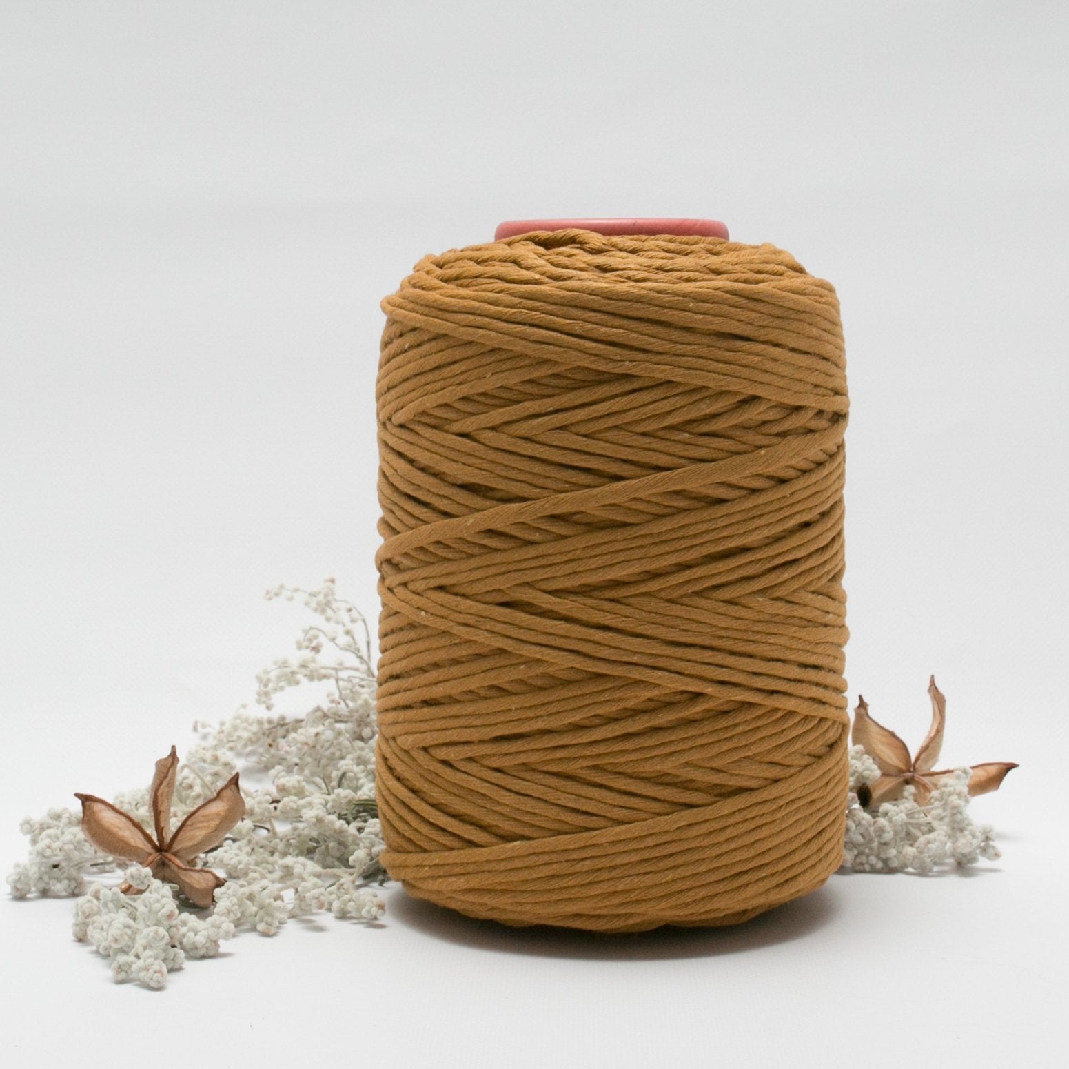Mary Maker Studio Luxe Colour Cotton 5mm 1KG Mustard // Macrame Cotton String macrame cotton macrame rope macrame workshop macrame patterns macrame