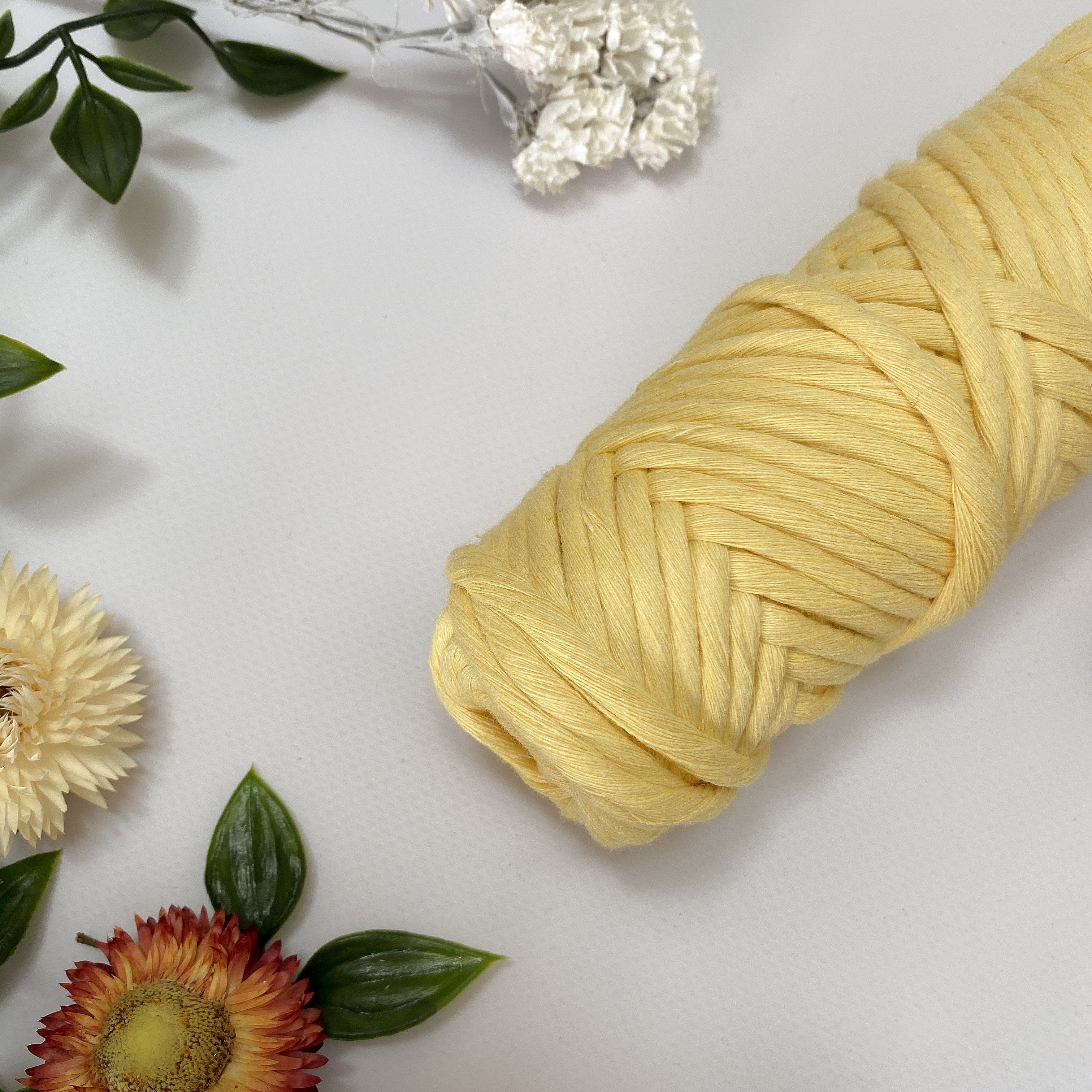 Mary Maker Studio Luxe Colour Cotton 5mm Minis - Luxe Cotton String (50 Colours) macrame cotton macrame rope macrame workshop macrame patterns macrame