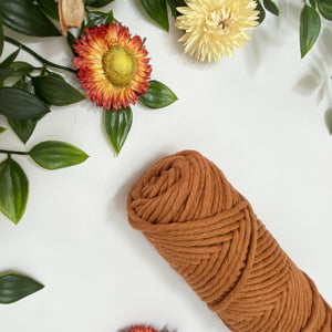 Mary Maker Studio Luxe Colour Cotton Amber 3mm Minis - Luxe Cotton String (50 Colours) macrame cotton macrame rope macrame workshop macrame patterns macrame
