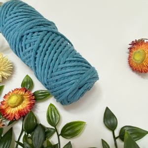 Mary Maker Studio Luxe Colour Cotton Bluebell 3mm Minis - Luxe Cotton String (50 Colours) macrame cotton macrame rope macrame workshop macrame patterns macrame