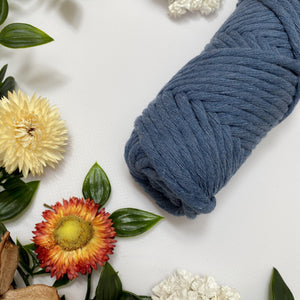 Mary Maker Studio Luxe Colour Cotton Denim 5mm Minis - Luxe Cotton String (50 Colours) macrame cotton macrame rope macrame workshop macrame patterns macrame