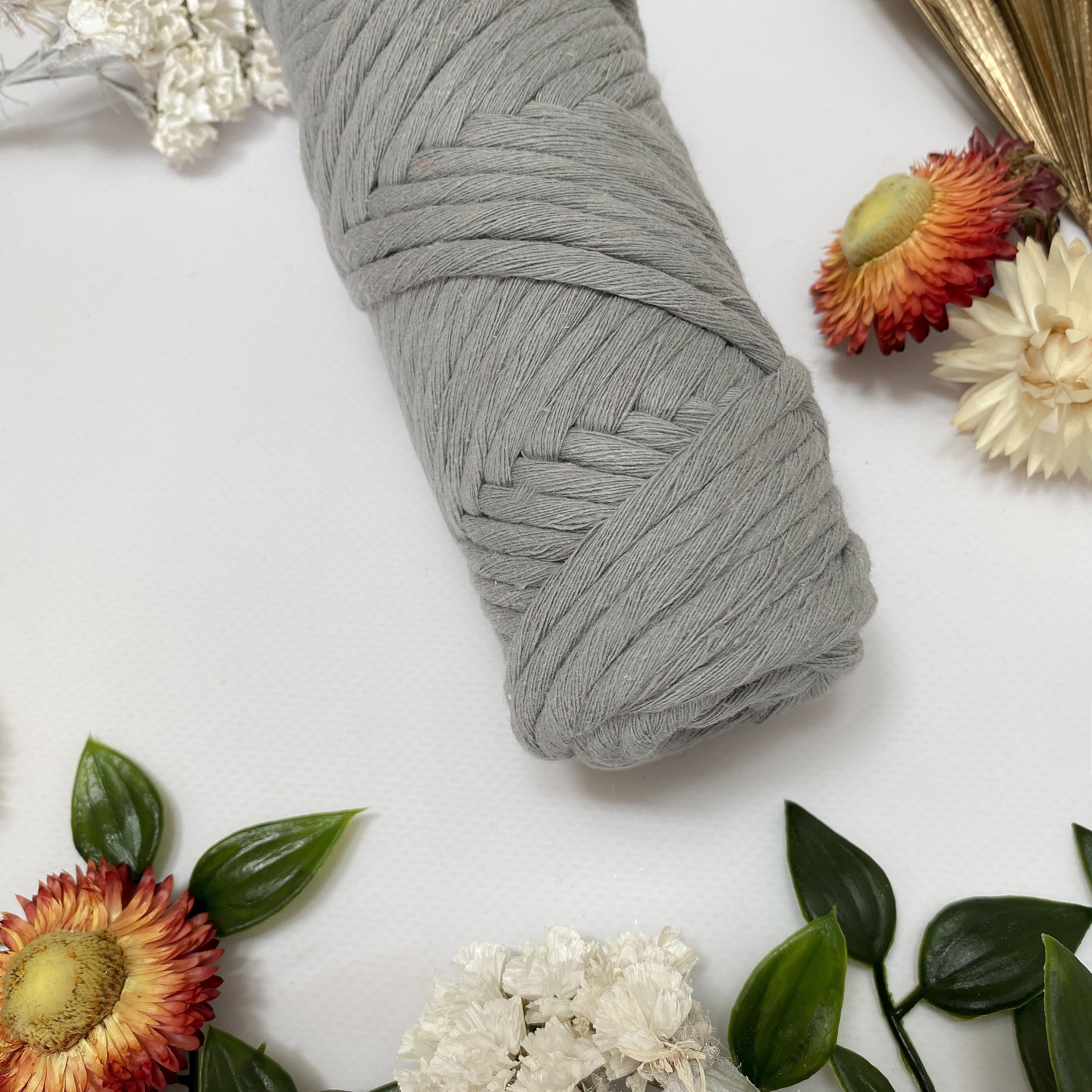 Mary Maker Studio Luxe Colour Cotton Dove 5mm Minis - Luxe Cotton String (50 Colours) macrame cotton macrame rope macrame workshop macrame patterns macrame