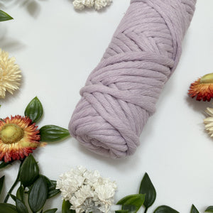 Mary Maker Studio Luxe Colour Cotton Lilac 5mm Minis - Luxe Cotton String (50 Colours) macrame cotton macrame rope macrame workshop macrame patterns macrame