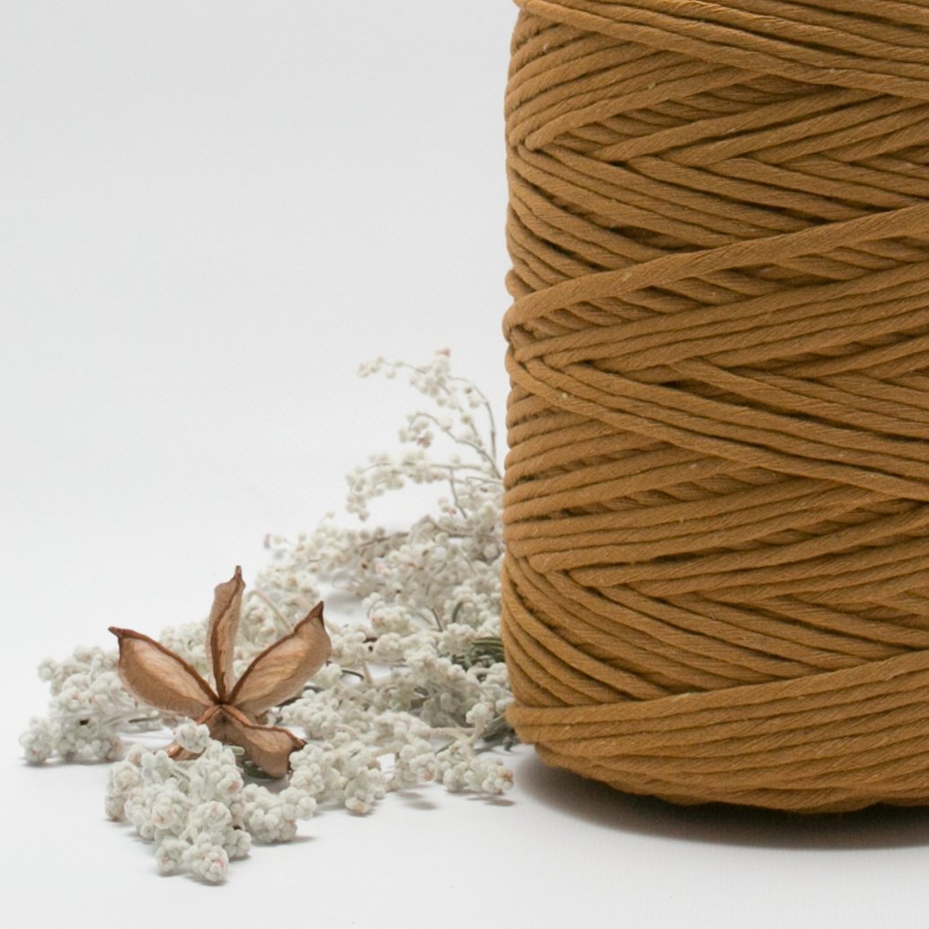 Mary Maker Studio Luxe Colour Cotton Mustard // Macrame Cotton String macrame cotton macrame rope macrame workshop macrame patterns macrame